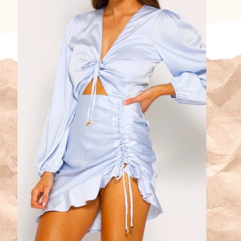 First Base Dress. Sky Blue. NWT. Small / Medium